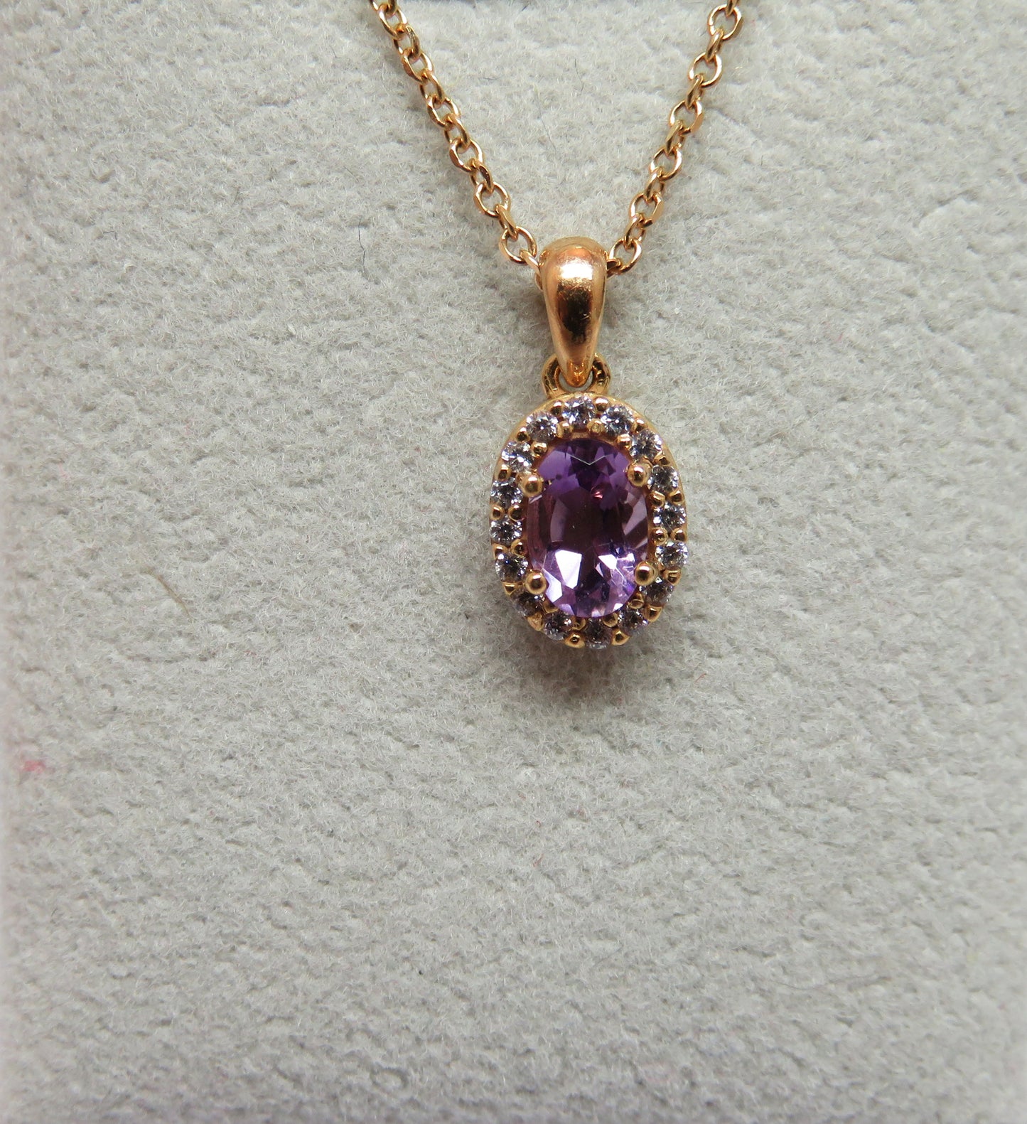 Collana Fantasia con Ametista 6x4