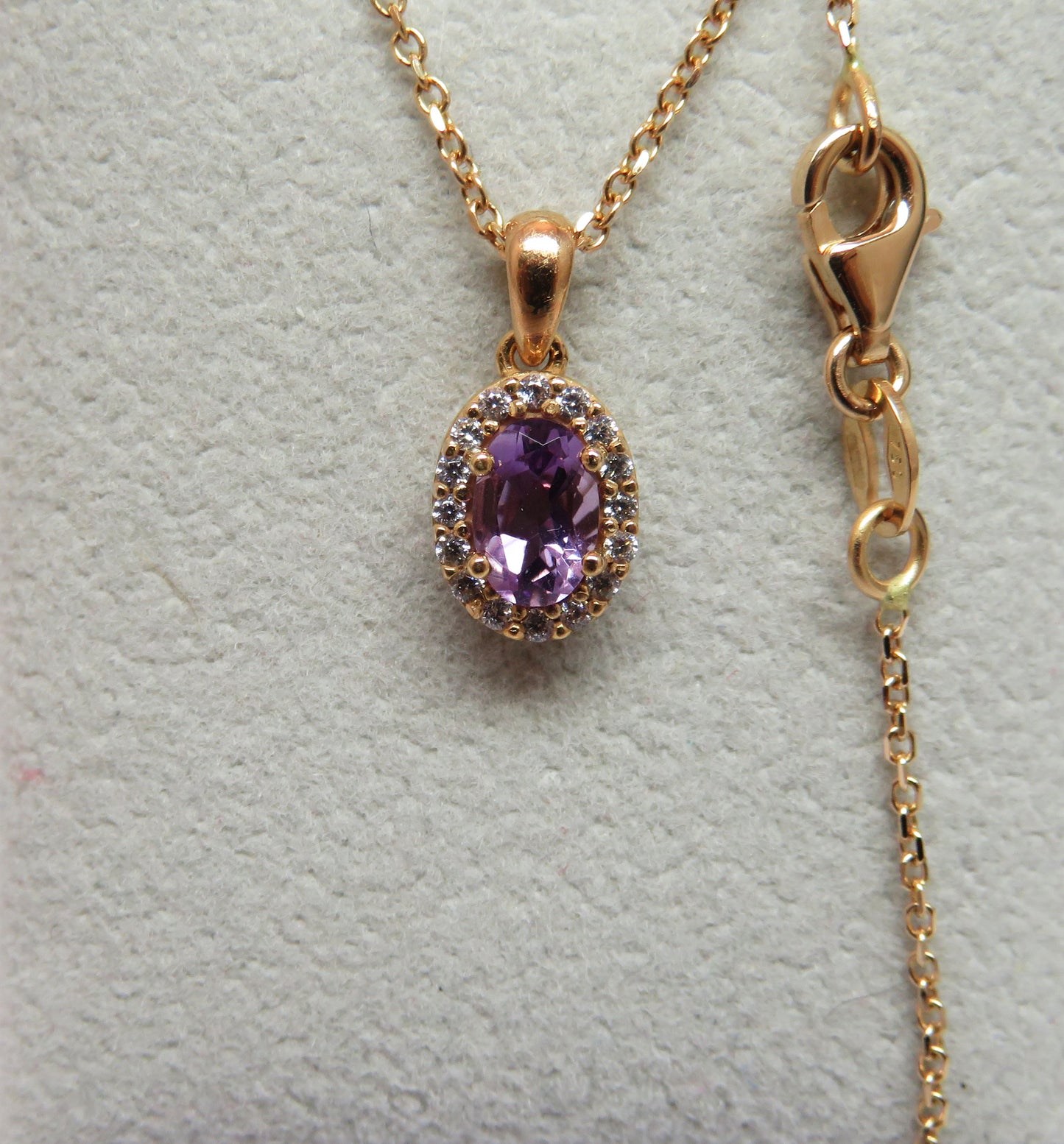 Collana Fantasia con Ametista 6x4