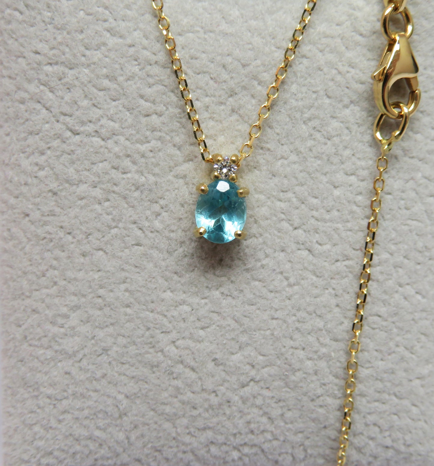 Collana Punto Colore con Apatite 5x4