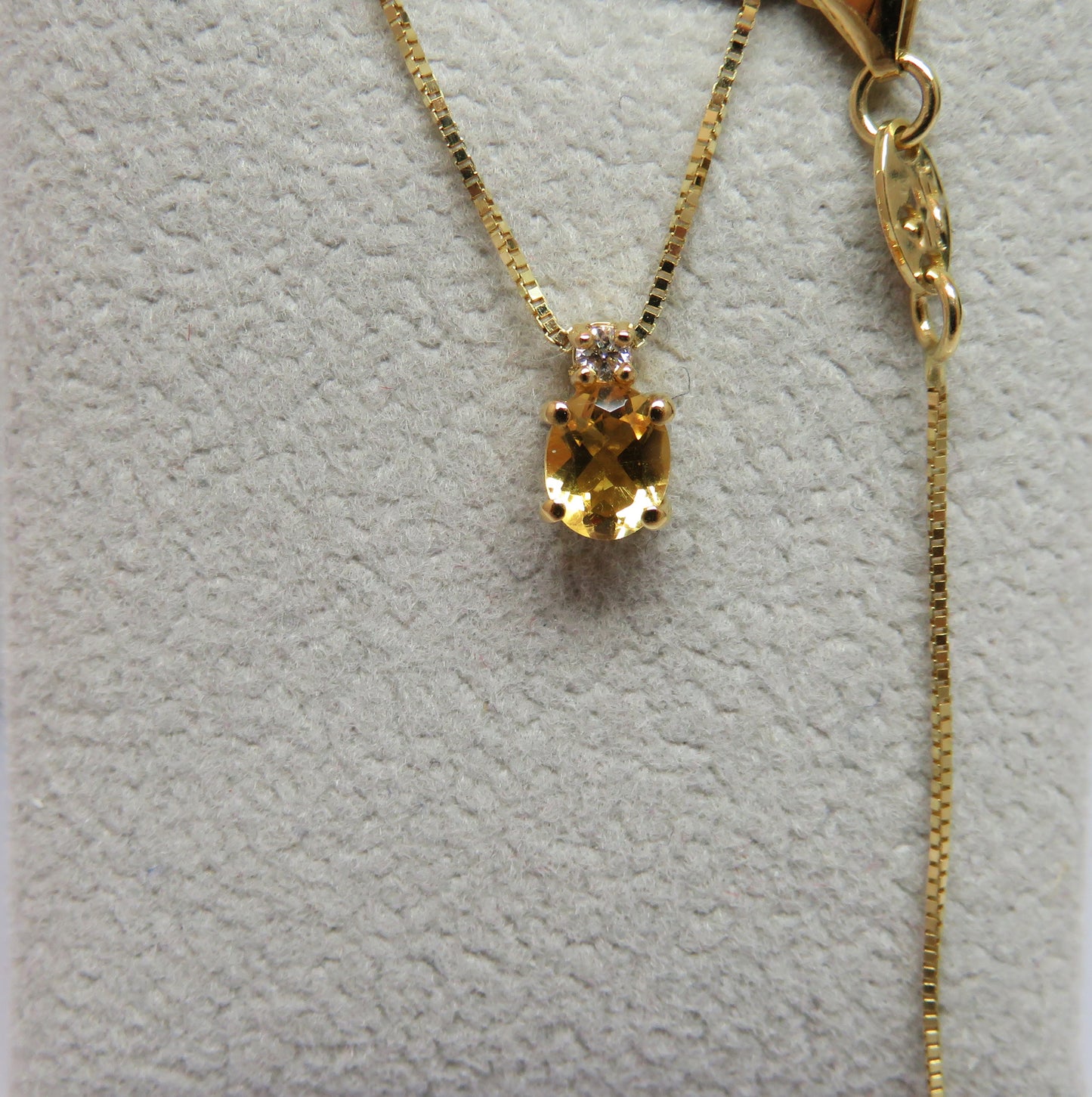 Collana Punto Colore con Citrino 5x4