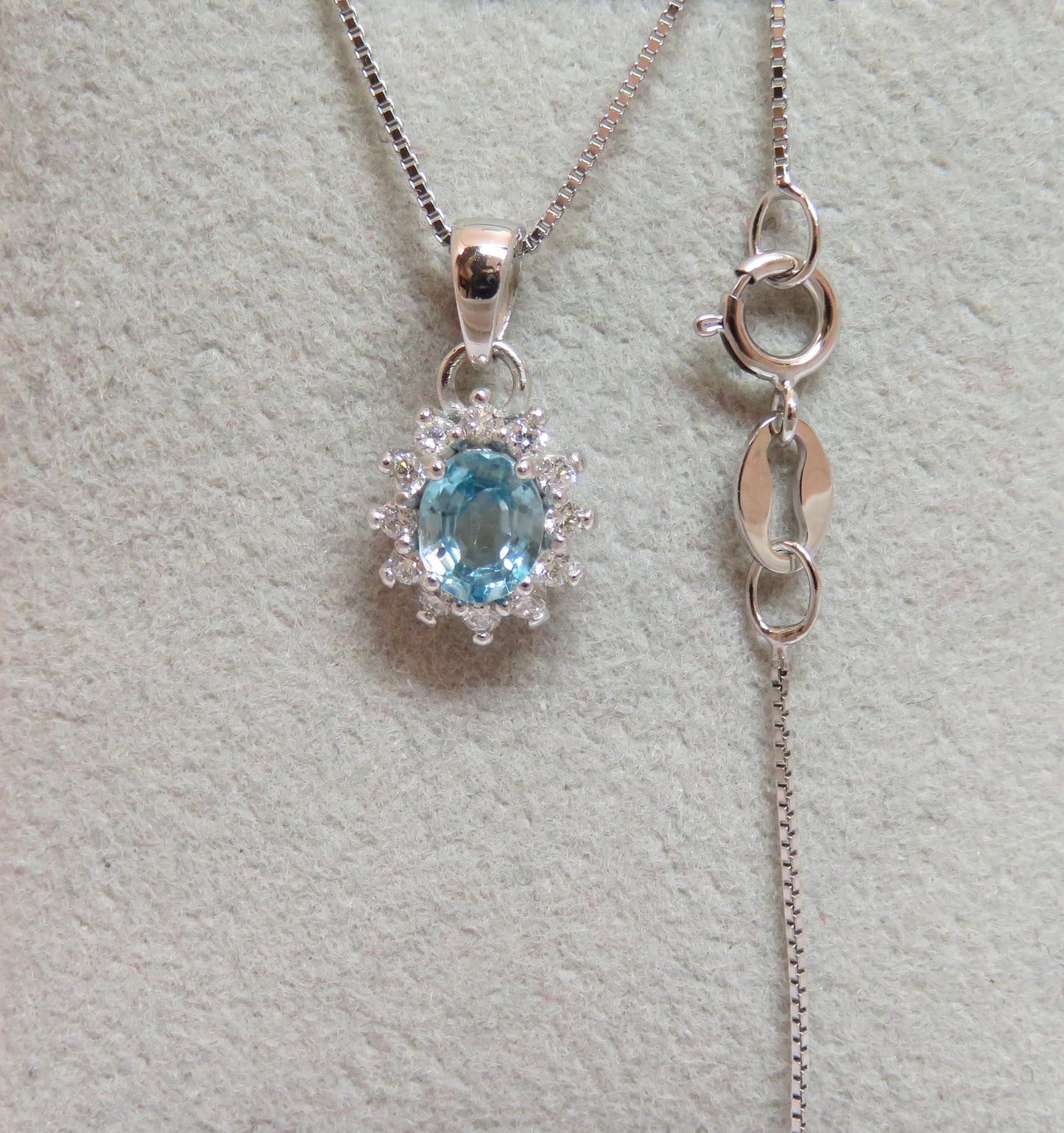 Collana Kate con Zircone Naturale 5x4